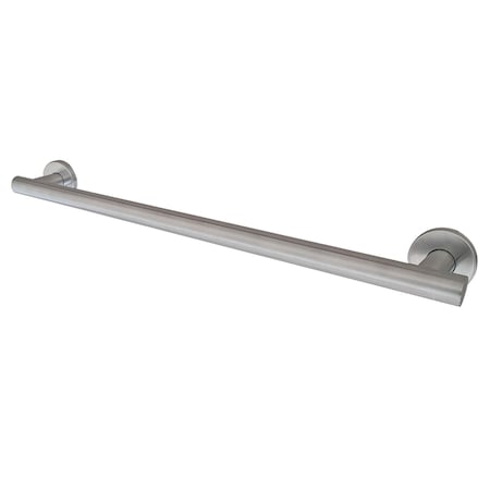 Kingston Brass GBS1430CS8 30-Inch x 1-1/4 Inch O.D Grab Bar, Brushed Nickel GBS1430CS8